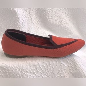 Birdies Orange and Brown Flats